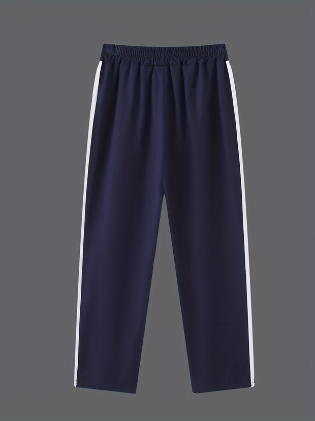 Boys’ Athletic Pants 3-Pack – Elastic Waist Sports Joggers with Pockets