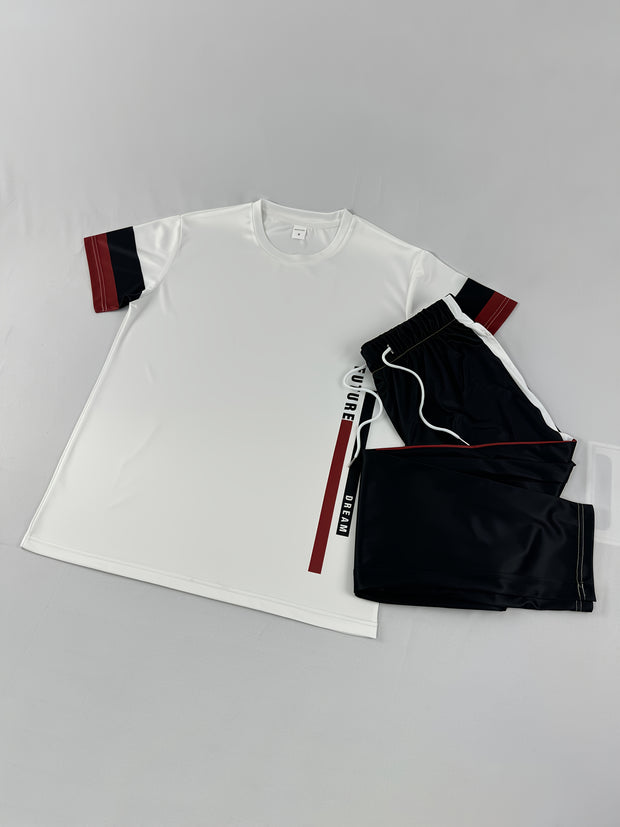 Men’s Casual Two-Piece Sportswear – T-Shirt & Trousers Set