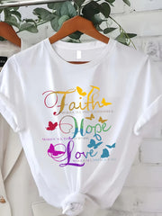Women’s Butterfly Print T-Shirt
