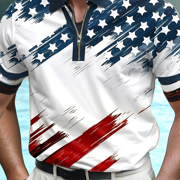 Men's American Flag 3D Printed Shirt