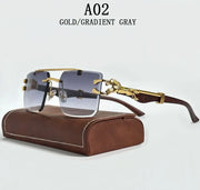 Rimless Designer Sunglasses