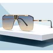 Oversized Rimless Sunglasses