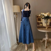 Temperament Casual Denim Dress for Women | Slim Hooded Vintage Cowboy Spring-Summer