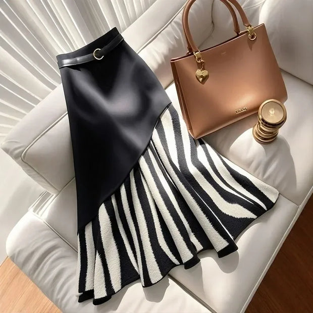 Vintage Y2K A-Line Midi Skirt