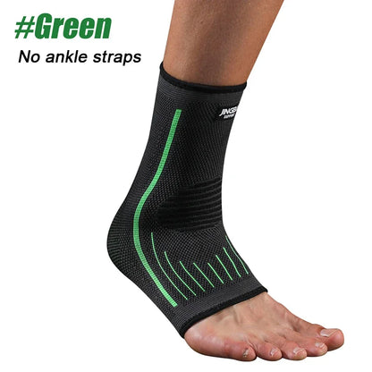1PCS Ankle Brace Compression Sleeve with Adjustable Straps