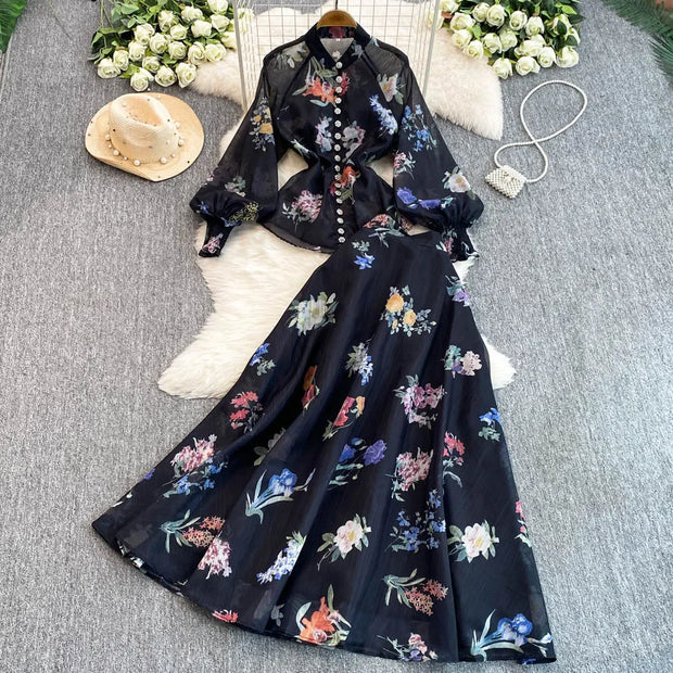 Floral Two-Piece Set for Women