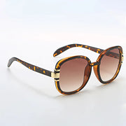New In 2025 Sunglasses for Women Modern Fashion Purple Orange Gradient Decorative Glasses Transparent Plastic Frame Metal