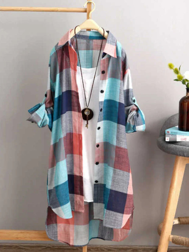 Women’s Plaid Cotton Shirt