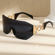 Oversized Rimless sunglasses