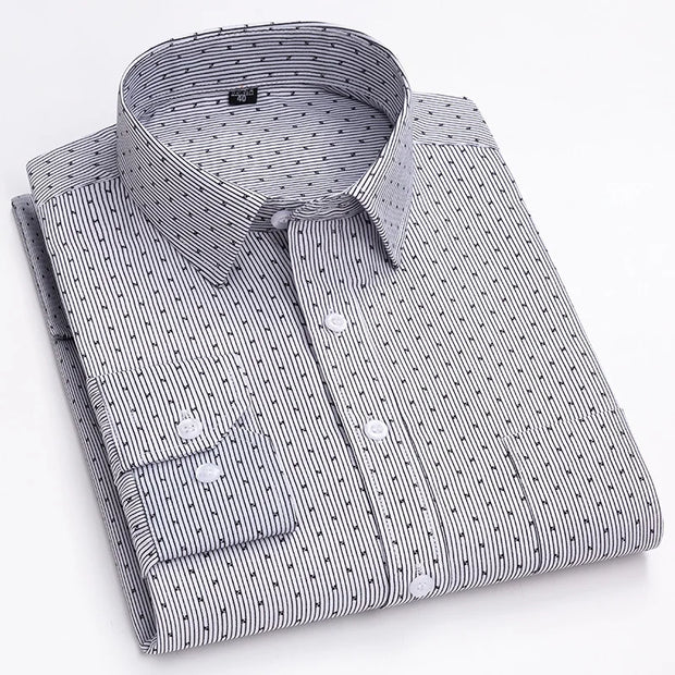 BAMBOOPLE Men’s Long Sleeve Casual Shirt