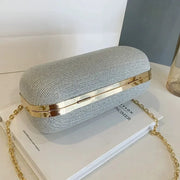 Luxury Glitter Mini Evening Bag – Women’s Rhinestone Chain Clutch for Party, Wedding & Prom