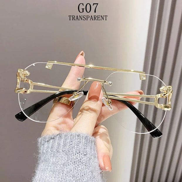 Rimless Designer Sunglasses