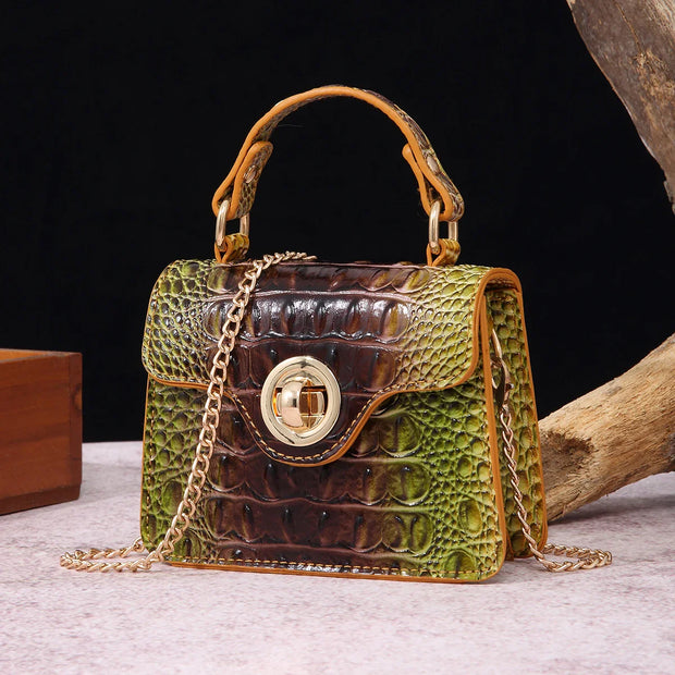 Mini Crocodile Pattern Clutch
