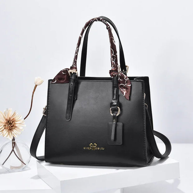 Elegant PU Leather Shoulder Bag for Women