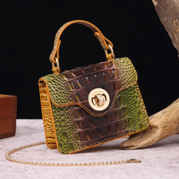 Mini Crocodile Pattern Clutch