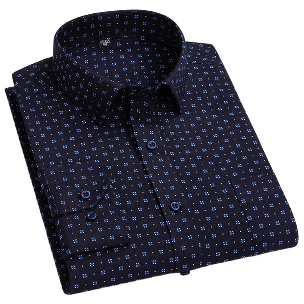 BAMBOOPLE Men’s Long Sleeve Casual Shirt