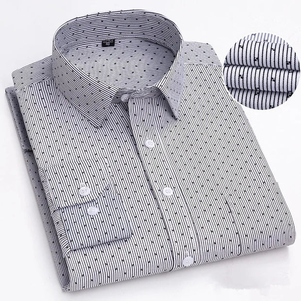BAMBOOPLE Men’s Long Sleeve Casual Shirt