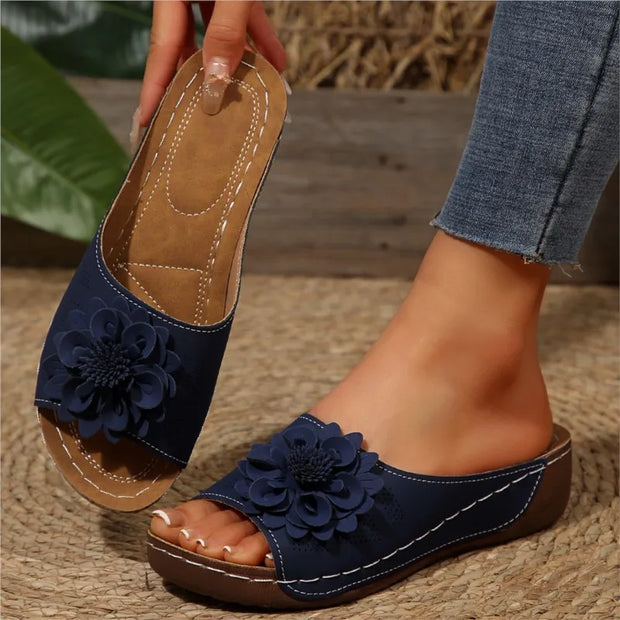 Shoes Women Sandals Summer Elegant Shoes Woman Slides Sandals Ladies Wedge Sandals For Women Casual Footwear Slipper Female