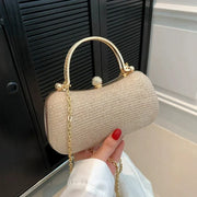 Luxury Glitter Mini Evening Bag – Women’s Rhinestone Chain Clutch for Party, Wedding & Prom