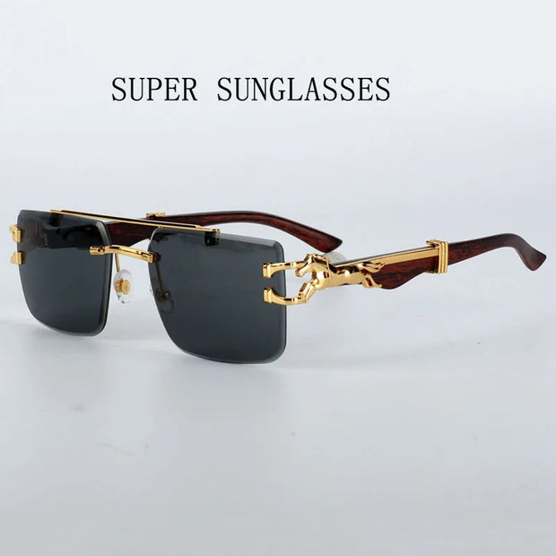 Rimless Designer Sunglasses