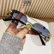 Rimless Designer Sunglasses