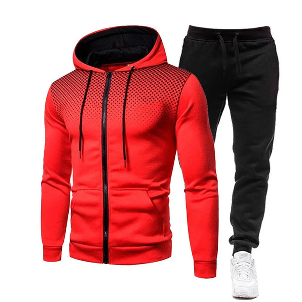 AutumnWinter New Dot Printed Hoodie