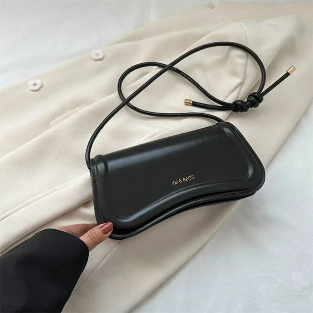 Ladies Shoulder Crossbody Bags  Women Underarm Bags Solid Color Small Top-handle Bags Purse Female Daily Handbags PU Leather