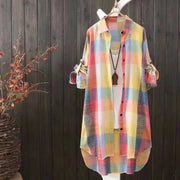 Women’s Plaid Cotton Shirt