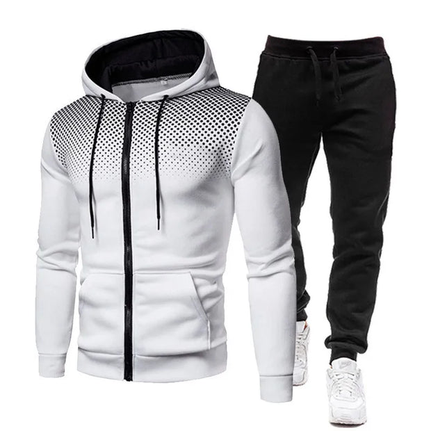 AutumnWinter New Dot Printed Hoodie