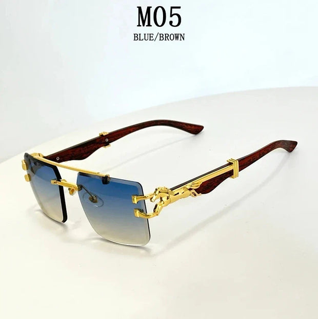 Rimless Designer Sunglasses