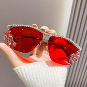 Vintage Y2K Diamond Sunglasses
