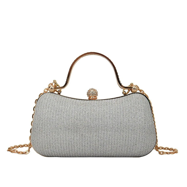 Luxury Glitter Mini Evening Bag – Women’s Rhinestone Chain Clutch for Party, Wedding & Prom