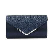 Glitter Bling,Shiny Elegant And Fashionable Envelope Clutch Bag, Party Wedding Handbag For Women Dinner Bag