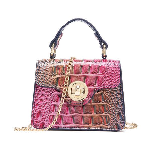 Mini Crocodile Pattern Clutch