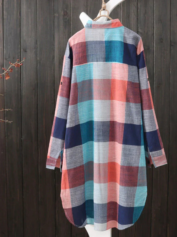 Women’s Plaid Cotton Shirt