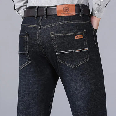 Men’s Slim-Fit Classic Jeans – Soft Stretch Denim Pants for Business & Casual Wear
