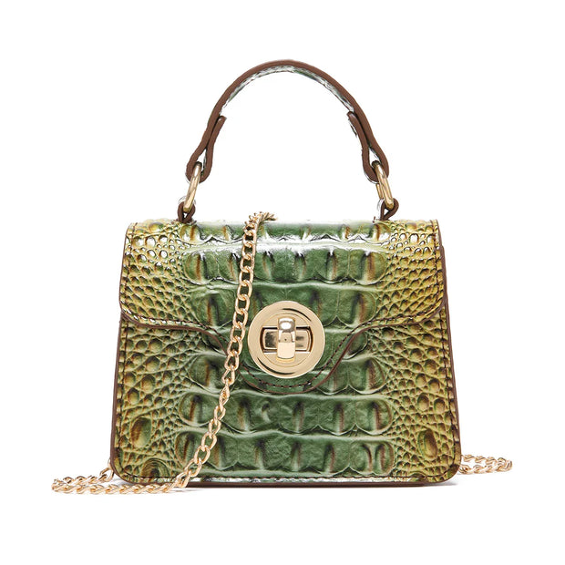 Mini Crocodile Pattern Clutch