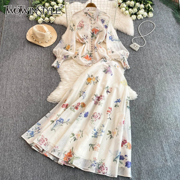 Floral Two-Piece Set for Women