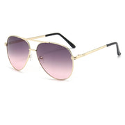 Women’s Vintage Oval Gradient Lens Sunglasses