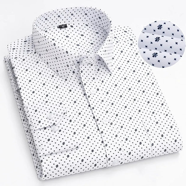 BAMBOOPLE Men’s Long Sleeve Casual Shirt