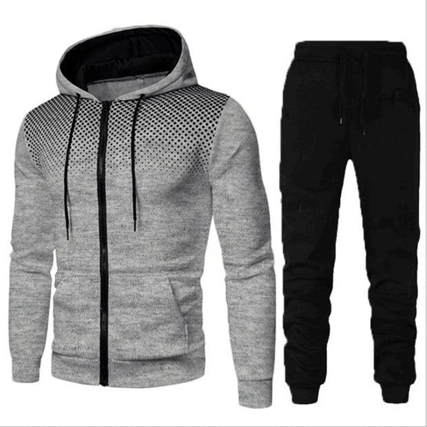 AutumnWinter New Dot Printed Hoodie