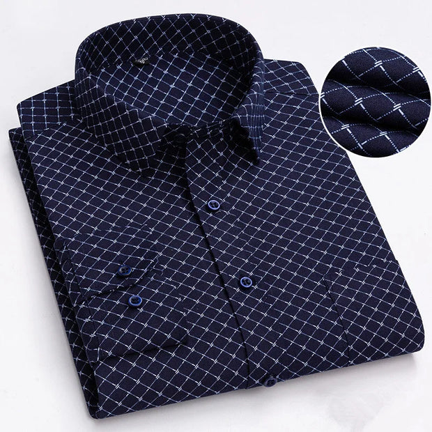 BAMBOOPLE Men’s Long Sleeve Casual Shirt