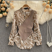 Slimming Two-Piece Illusion Top