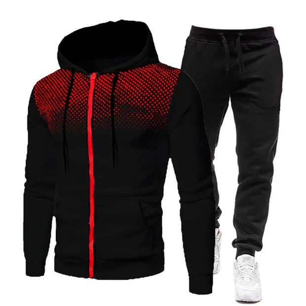 AutumnWinter New Dot Printed Hoodie