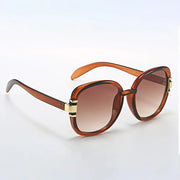New In 2025 Sunglasses for Women Modern Fashion Purple Orange Gradient Decorative Glasses Transparent Plastic Frame Metal