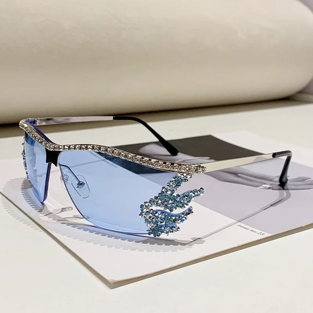 Vintage Y2K Diamond Sunglasses