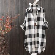 Women’s Plaid Cotton Shirt