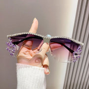 Vintage Y2K Diamond Sunglasses
