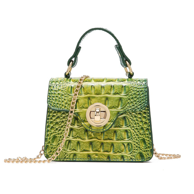 Mini Crocodile Pattern Clutch