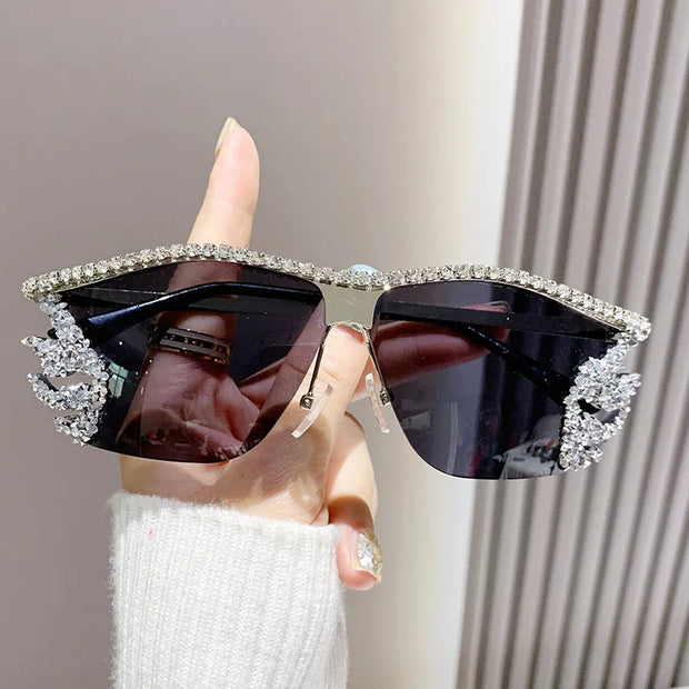 Vintage Y2K Diamond Sunglasses